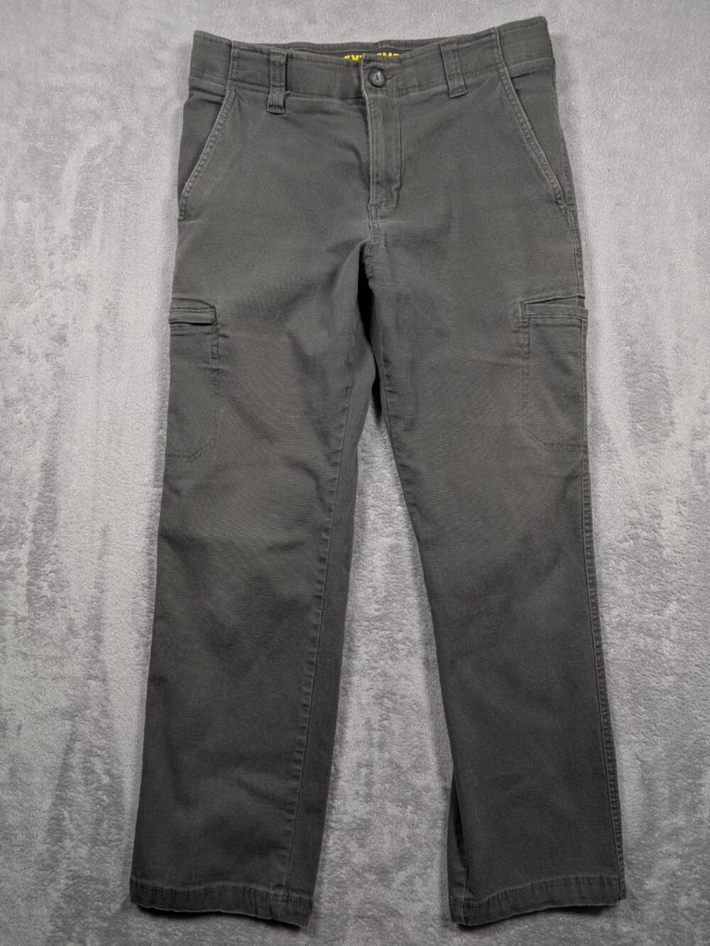 Lee Extreme Comfort Straight Fit Pants Mens 30x30 Green Elastic Waist Casual